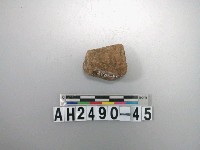 藏品(紅色夾砂陶把殘件)的圖片